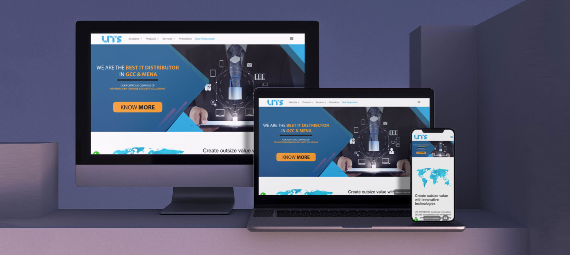lits distribution web development - Zerif Branding